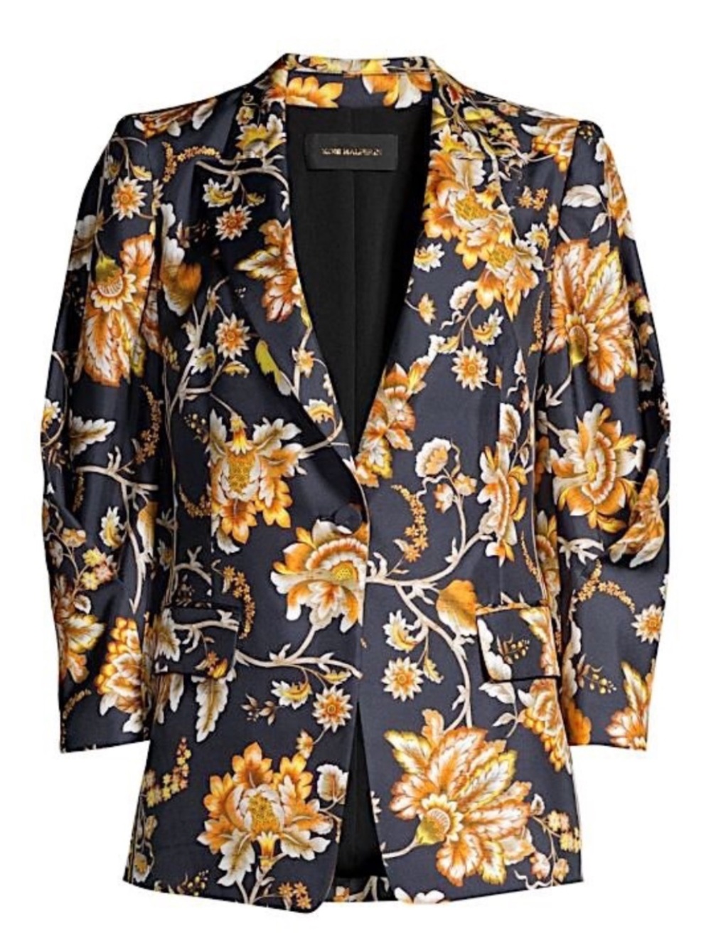 NWT Kobi Halperin Silk Maria Floral One-Button Silk Jacket! Size XL